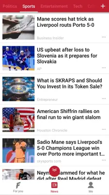 Opera News android App screenshot 2