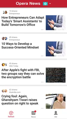 Opera News android App screenshot 8